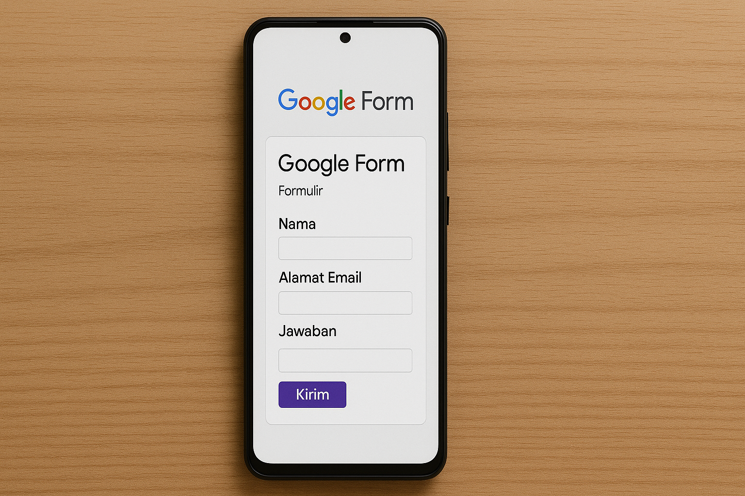 google form di hp